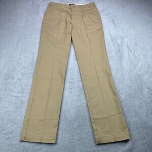 Levi's XX Chino Pants Mens 30x33 Wide Leg Cropped STA-Prest Cholo Pressed Khaki